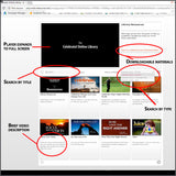 Celebrate Online Library screen shot