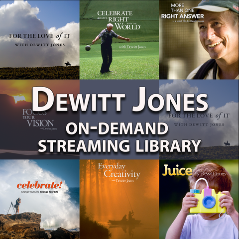 Dewitt Jones On-Demand Streaming Library  (1-year up to 500 viewers)
