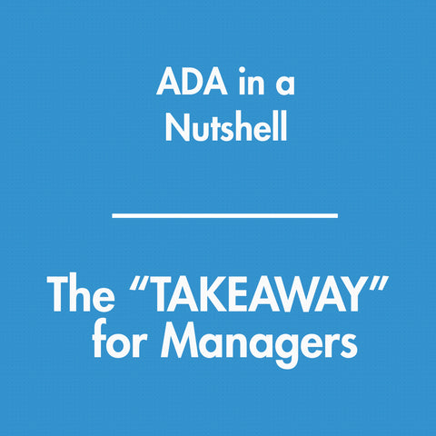 ADA in a Nutshell - The TAKEAWAY for Managers